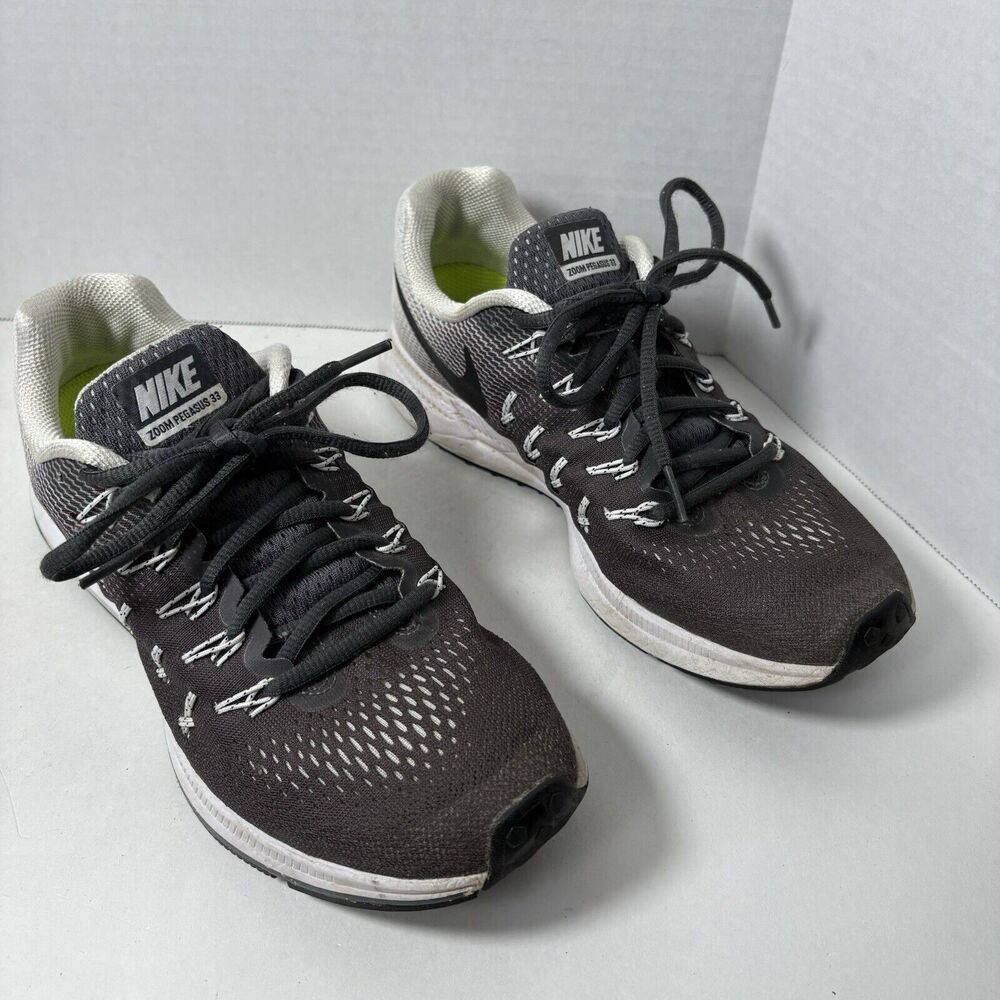 Nike Sneakers Womens Size 8.5 Air Zoom Pegasus 33 831356-002 Gray‎ Running D